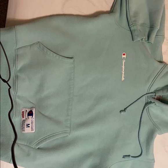 Mint Supreme x Champion Sweartshirt hoodie - Picture 2 of 5